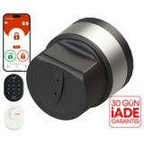 DESİ ALARM DESi Utopic RX Yapay Zeka Destekli Akıllı Kilit - WiFi Akıllı Köprü - Parmak İzi ve Tuş Takımı Set (Anahtar Üzerine Montaj - Her Kapıya Uygun Tasarım)
