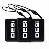 DESi IC Kart Tag, Akıllı Kilit Sistemleri için 3'lü Set, Siyah, Dijital Anahtar, QUiC Serisi ile Uyumlu, Tek Dokunuşla Kolay Erişim