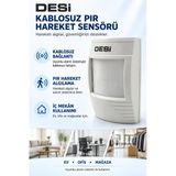 Desi Kablosuz Pır Hareket Sensörü Ev Ve İş Yeri Alarm Dedektörü