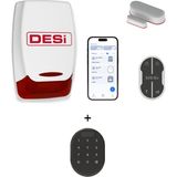 Desi Midline Smart Akıllı Alarm Sistemi + Keypad (Wifi-Ble-Uygulama ile Kullanım)