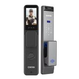 DESi QUiC Q030+ Akıllı Kilit, Yüz Tanıma, Avuç İçi Damar İzi, Parmak İzi, Wi-Fi, Kart Okuyucu, Görüntülü Görüşme, Gri