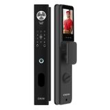 Desi Quic Q034+ Go Akıllı Kilit -yüz Tanıma-avuç -parmak İzi-şifre-kart-aktif Canlı Görüşme Yüz Tanımalı Akıllı Kilit