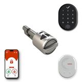 DESi Utopic R Akıllı Kilit IOS/Android & Uyumlu Akıllı Köprü & Parmak İzi Okuyucu ve Dahili Tuş Takımlı Set