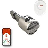 Desi Utopic R Akıllı Kilit, Telefondan Kontrol ve Şarj Edilebilir Pilli Akıllı Kapı Kilidi - Kolay Montaj, Deliksiz Montaj (Utopic R + WiFi Köprü) (Google Home ve Alexa Uyumlu)