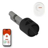 Desi Utopic R Siyah Akıllı Kilit Telefondan Kontrol - Akıllı Köprülü Set - Her Kapıya Deliksiz Montaj İmkanı(Google Home ve Alexa Uyumlu)