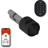 Desi Utopic R Siyah Akıllı Kilit Telefondan Kontrol & Parmak Izi Set