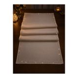 desicap Royal Crystal taşlı Runner Beyaz– 40x140 cm