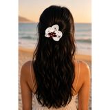 Design 4N Beyaz Bordo Orkide Aloha Pens Toka