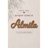Design 4N Kişiye Özel Ahşap İsimlik | 5 mm Ham MDF | Kapı ve Duvar Dekoru | Boyanabilir MDF İsimlik