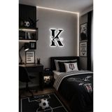 Design 4N LED Işıklı Kişiye Özel Beşiktaş Temalı Taraftar Duvar Dekoru