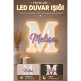 Design 4N LED Işıklı Kişiye Özel Harf Dekoru | Bebek & Çocuk Odası Duvar ve Kapı Süsü