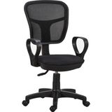 Design Home Fileli Bilgisayar Sandalyesi Ofis Koltuğu Siyah Renkli Tekerlekli Ergonomik Tasarım