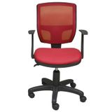 Design Home Porziyon Ergonomik Fileli Ofis Sandalyesi Kırmızı