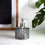 Design Kristal Cam Sıvı Sabunluk - Füme
