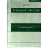 Design of Rotary Driers and Their Application in the Fertiliser Industry (Proceedings of the International Fertiliser Society)