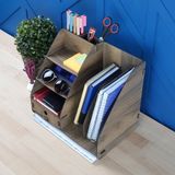 Design Otto Focus Modest Çekmeceli A4 Evrak Rafı Masaüstü Organizer - Ceviz