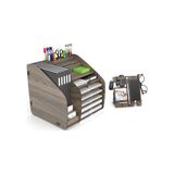 Design Otto Fx XL Modest A4 Evrak Rafı Masaüstü Organizer Ceviz