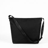 Design Studio College Bag Siyah Postacı Çantası – Su İtici Kumaş, Fermuarlı İç Matara Bölmeli Ve Defter/Kitap Gözlü Çapraz Omuz Çantası – Anahtarlık Askılı Unisex Okul Ve Günlük Postacı Çantası