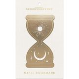Design Works İnk Metal Bookmark Hourglass - Metal Kitap Ayracı 14 cm