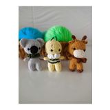 designbyoykum 3'LÜ MİNİK ÖRGÜ OYUNCAKLAR (KOALA, ZÜRAFA, ARI) KARIŞIK