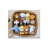 designbyoykum Amigurumi Minik Sağlıklı Organik Örgü Oyuncaklar (SEPET HARİÇTİR) karışık