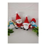 designbyoykum EĞLENCELİ EL ÖRGÜSÜ OYUNCAKLAR (ŞİRİNE, ŞİRİNBABA, NOEL BABA, CÜCE) KIZMIZI