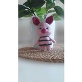 designbyoykum piglet örgü dikiz aynası süsü