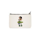 designedfy Betty Boop Baskılı Bez Makyaj Çantası, Kalemlik, El Çantası