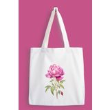 designedfy Çiçek Baskılı Bez Çanta, Tote Bag