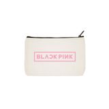 designedfy Clutch Blackpink Baskılı Bez Makyaj Çantası, Kalemlik, El Çantası