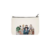 designedfy Clutch Bts Grup 2 Baskılı Bez Makyaj Çantası, Kalemlik, El Çantası