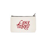 designedfy Clutch Lana Del Rey Baskılı Bez Makyaj Çantası, Kalemlik, El Çantası