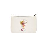 designedfy Clutch Winx Flora Baskılı Bez Makyaj Çantası, Kalemlik, El Çantası