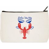 designedfy Dolce Vibes Only Baskılı Makyaj Çantası