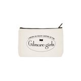designedfy Gilmore Girls Baskılı Bez Makyaj Çantası, Kalemlik, El Çantası