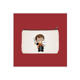 designedfy Harry Potter 2 Su Geçirmez Baskılı Bez Makyaj Çantası, Kalemlik, Cüzdan