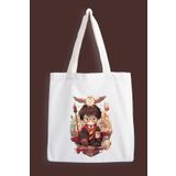 designedfy Harry Potter Asa Baskılı Su Geçirmez Bez Çanta