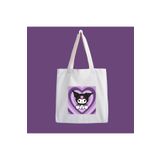 designedfy Kuromi Aesthetic 2 Su Geçirmez Baskılı Bez Çanta, Plaj Çantası