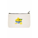 designedfy Limon Case Baskılı Makyaj Çantası