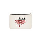 designedfy Stranger Things 3 Baskılı Bez Makyaj Çantası, Kalemlik, El Çantası