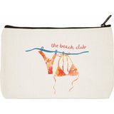 designedfy The Beach Club Baskılı Makyaj Çantası