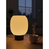 Designobee Styline -Modern Abajur ve Masa Lambası – Ambiyans Lambası, Dekoratif LED Abajur, E14 Duy - Beyaz
