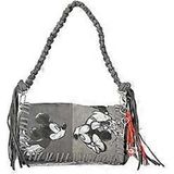 Desigual %70 Pamuk, %13 Polyester, %11 Viskoz, %6 Lyocell Siyah Kadın Omuz Çantası 26SAXD182060