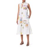 Desigual Bayan Yelek Barcelona Günlük Elbise, Beyaz, S