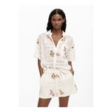 Desigual Beyaz Kadın Çiçek Desenli Gömlek 26SWCW30