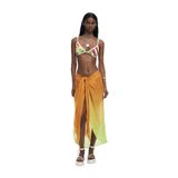 Desigual Desenli Bikini Üst 25SWMK05, L, 5003248675, Beyaz, Kadın