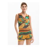 Desigual Kahverengi Deniz Temalı Kazak, M, 5003368488, Kahve, Kadın