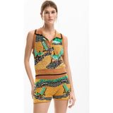 Desigual Kahverengi Kadın Standart Fit Deniz Temalı Kazak 26SWTF04