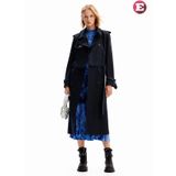 Desigual Lacivert Kadın Trençkot 24WWEW80