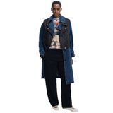 Desigual Mavi - Siyah Kadın Trençkot 25Wwew52, L